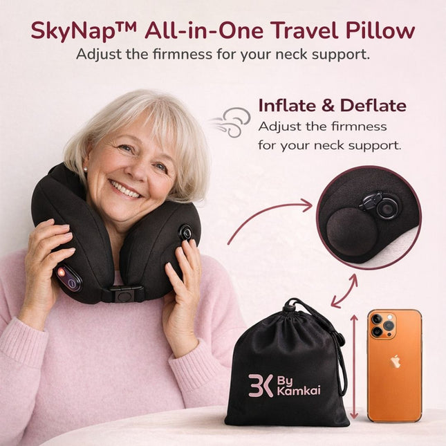 SkyNap™ All-In-One Travel Pillow