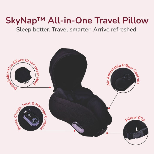 SkyNap™ All-In-One Travel Pillow